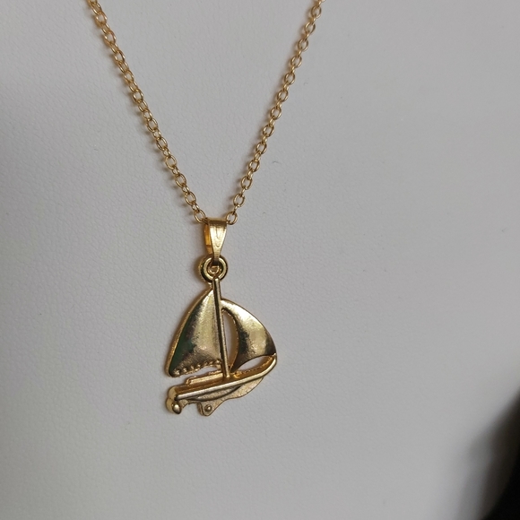 2 for 20$: Pendant Gold Tone with  Chain - Picture 3 of 3